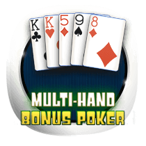 Multi Hand Bonus Poker  card-and-table