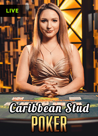 Live Caribbean Stud Poker live