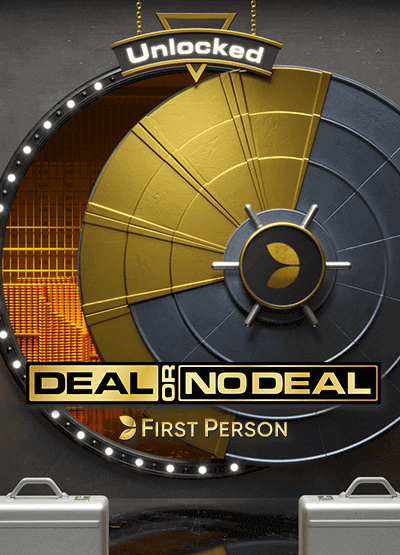 First Person Deal or no Deal card-and-table