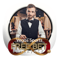 Vegas Sports Free Bet Blackjack 1 live