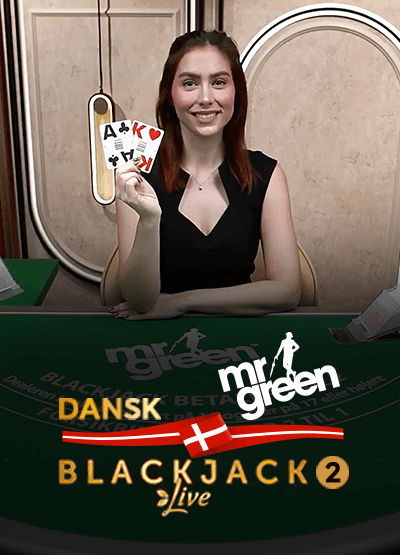 Mr Green Dansk Blackjack 2 live