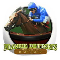 Frankie Dettori Magic 7 Blackjack card-and-table
