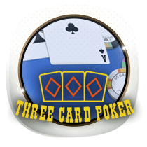 Three Card Poker card-and-table