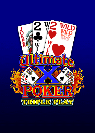 Ultimate X Poker Triple Play card-and-table