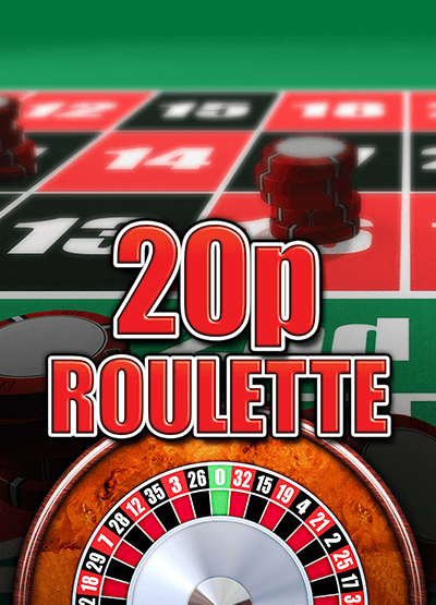 20p Roulette card-and-table