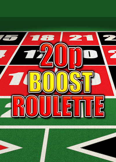 20p Boost Roulette card-and-table