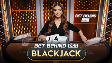 Bet Behind Pro Blackjack live